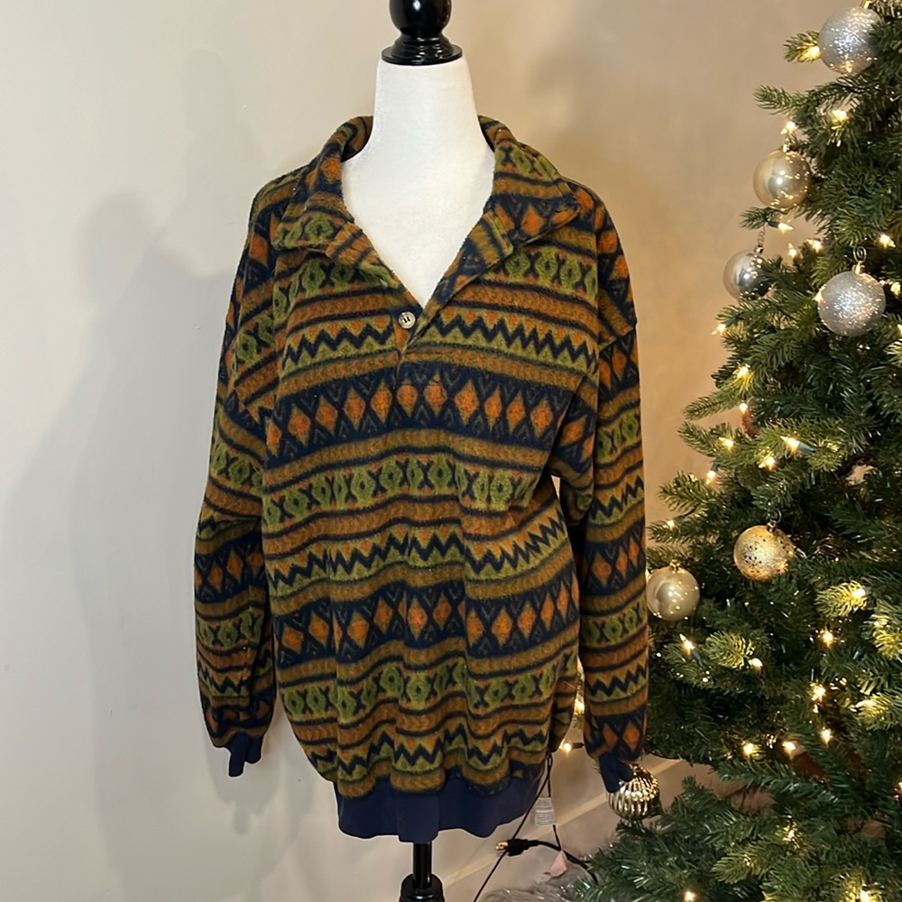 Vintage Natural Issue‎ Aztec Pullover Sweater